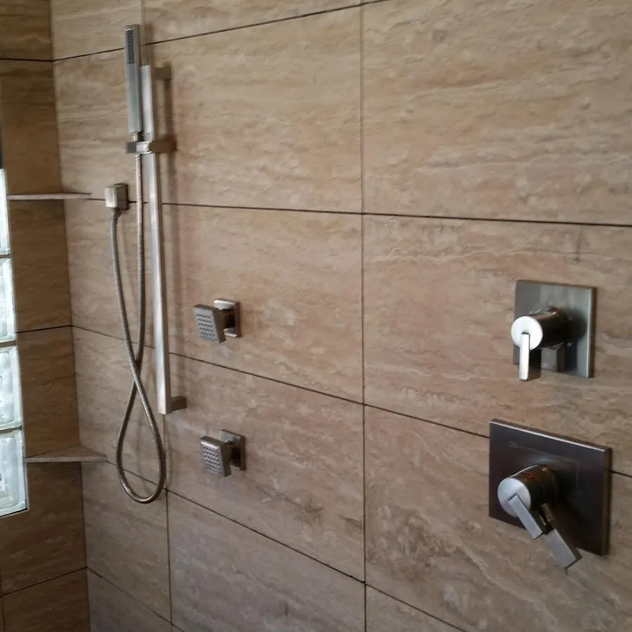 Shower fixture installation for Frozen Pipe Repair in Griffin